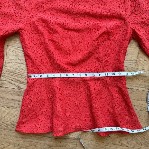 Anthropologie peplum top EUC size 10 - Picture 12 of 15